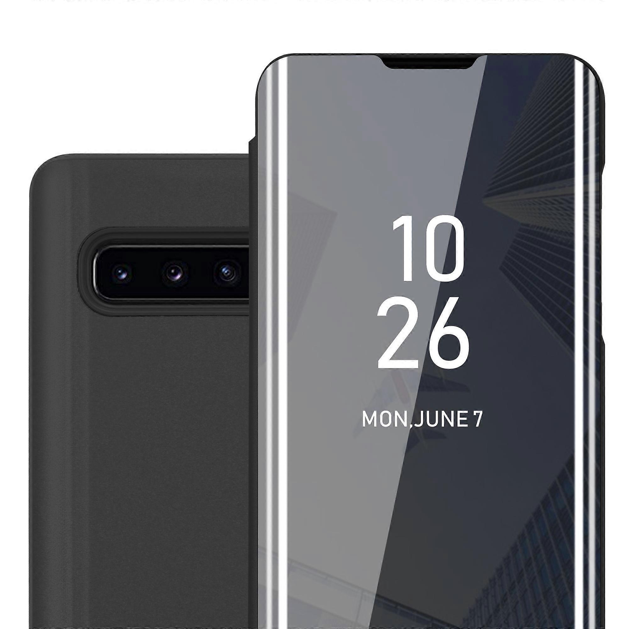 Samsung Galaxy S10 PLUS Case - Smartview Design with Mirror ACHAT SILVER