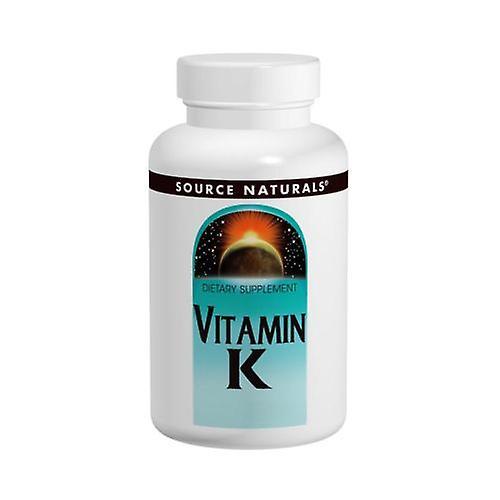 Source Naturals Vitamin K, 500 MCG, 100 Tabs (Pack of 1)