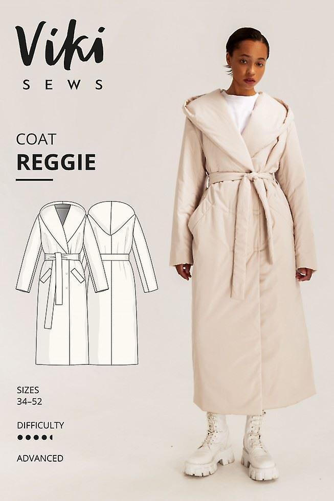 Vikisews Paper Sewing Pattern Reggie Coat