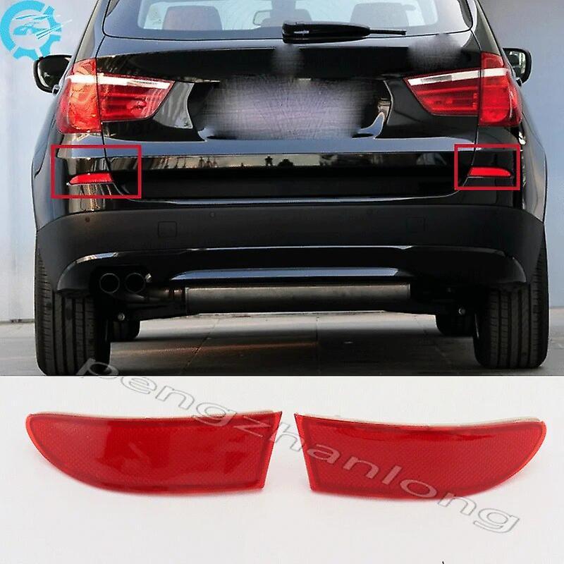 Eccpp For BMW F25 X3 2011 2012 2013 2014 Car Rear Tail Bumper Corner Reflector Decorative False Light Lamp 1Pair