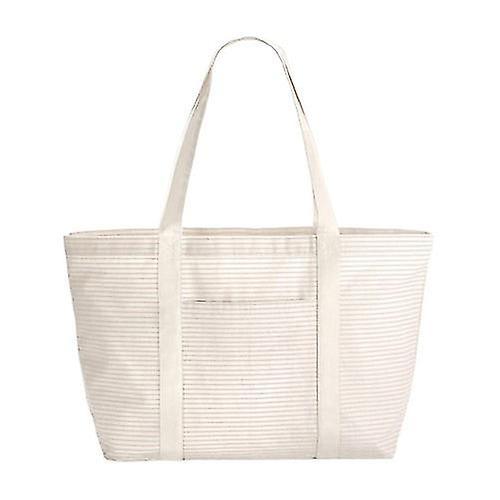 Striped Organic Cotton Shopper