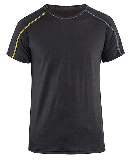 Blaklader 4798 baselayer t-shirt lightweight - mens (47981734) Dark grey/yellow Xxxl