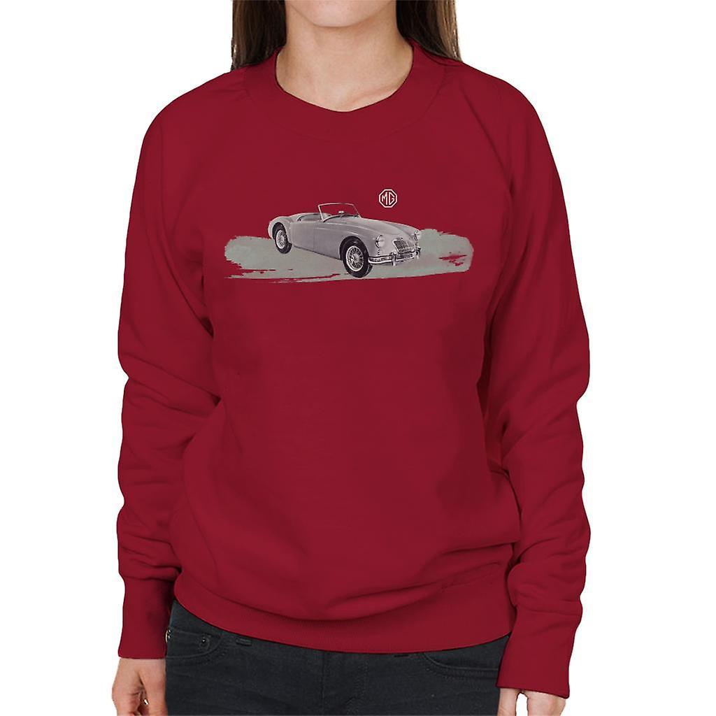 MG The Completely New MGA British Motor Heritage Women's Sweatshirt Cherry Red XX-Large