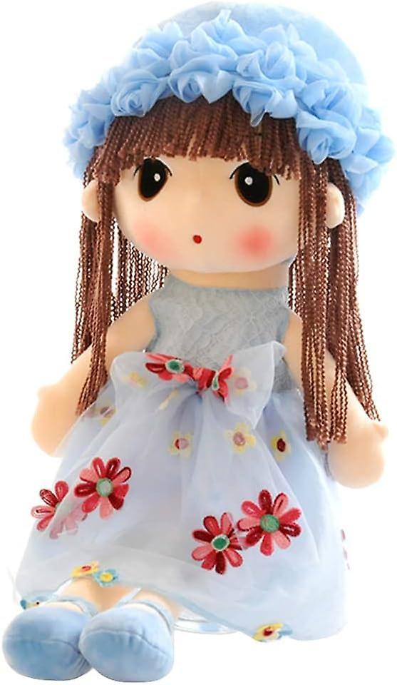 Liangnv Soft Rag Dolls, Rag Dolls, Baby Dolls, Dolls With Hair, 45 Cm, Beautiful Dolls, Rag Dolls, Plush Stuffed Animals, Blue