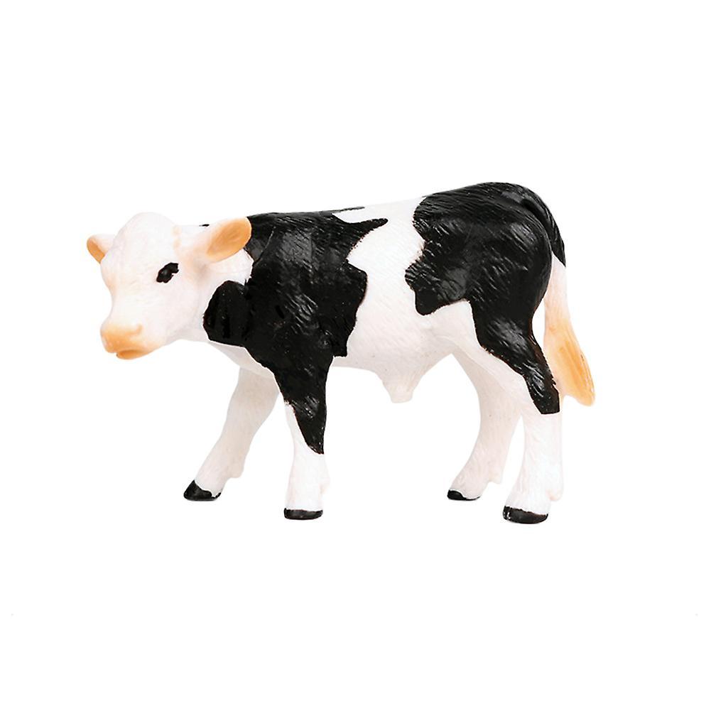 Remorui Realistic Cow Cattle Figurine Model Crafts Ornaments Educational Kids Toy Gift ##300