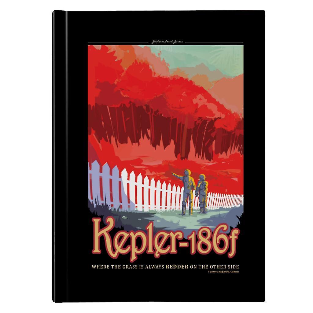 NASA Kelper 186f Interplanetary Travel Poster Hardback Journal Black 13 x 18.5 cm