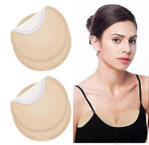 Unbrand 2pcs Castor Oil Pack Wrap Breast, Reusable Castor Oil Breast Pads Kit Washable Oil Compress Pads for Comfort Relaxing Sleep Khaki