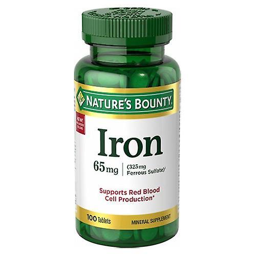 Natures Bounty Nature's Bounty  Iron,65 mg ,Count of 1 (Pack of 1)