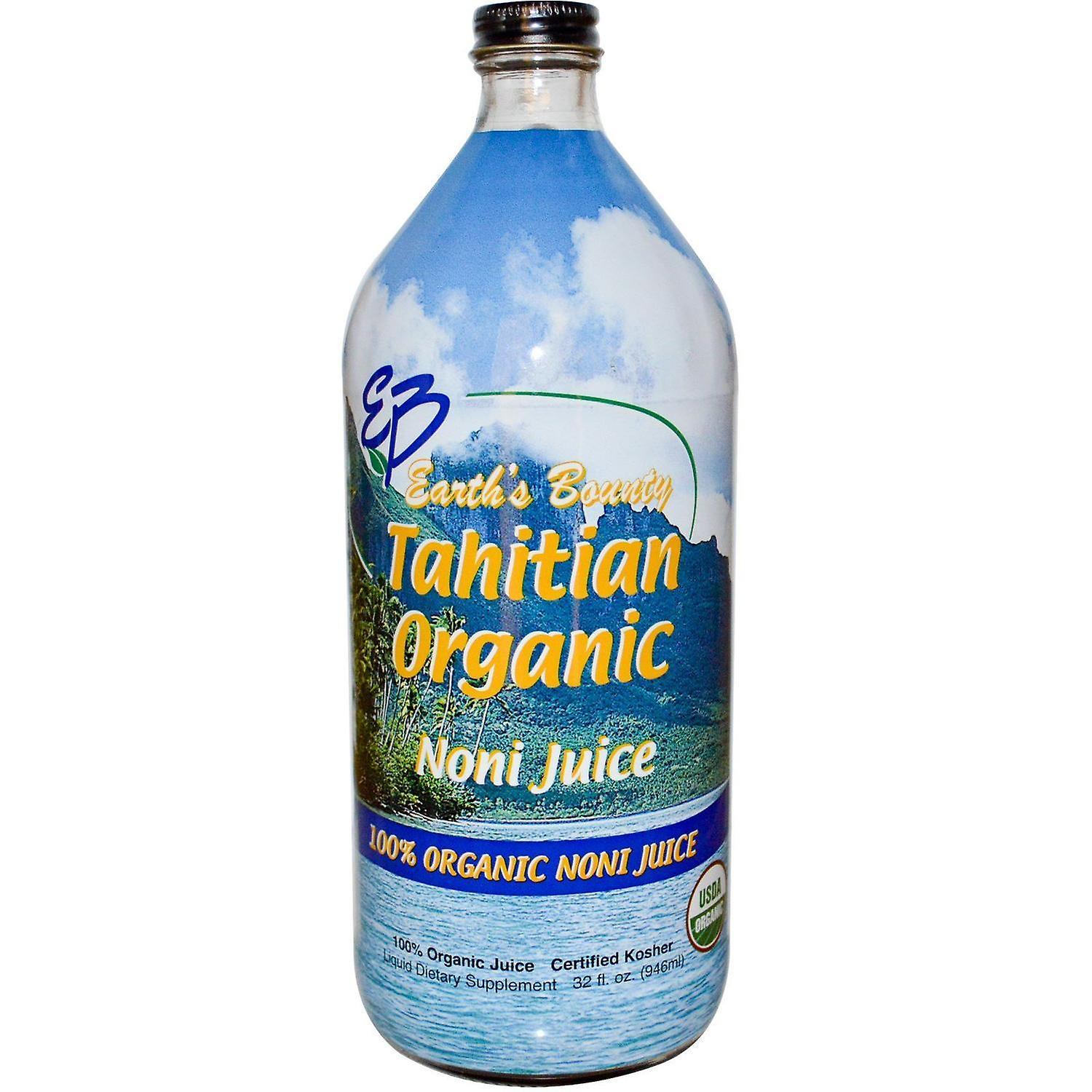 Earth's Bounty, Tahitian Organic Noni Juice, 32 fl oz (946 ml)