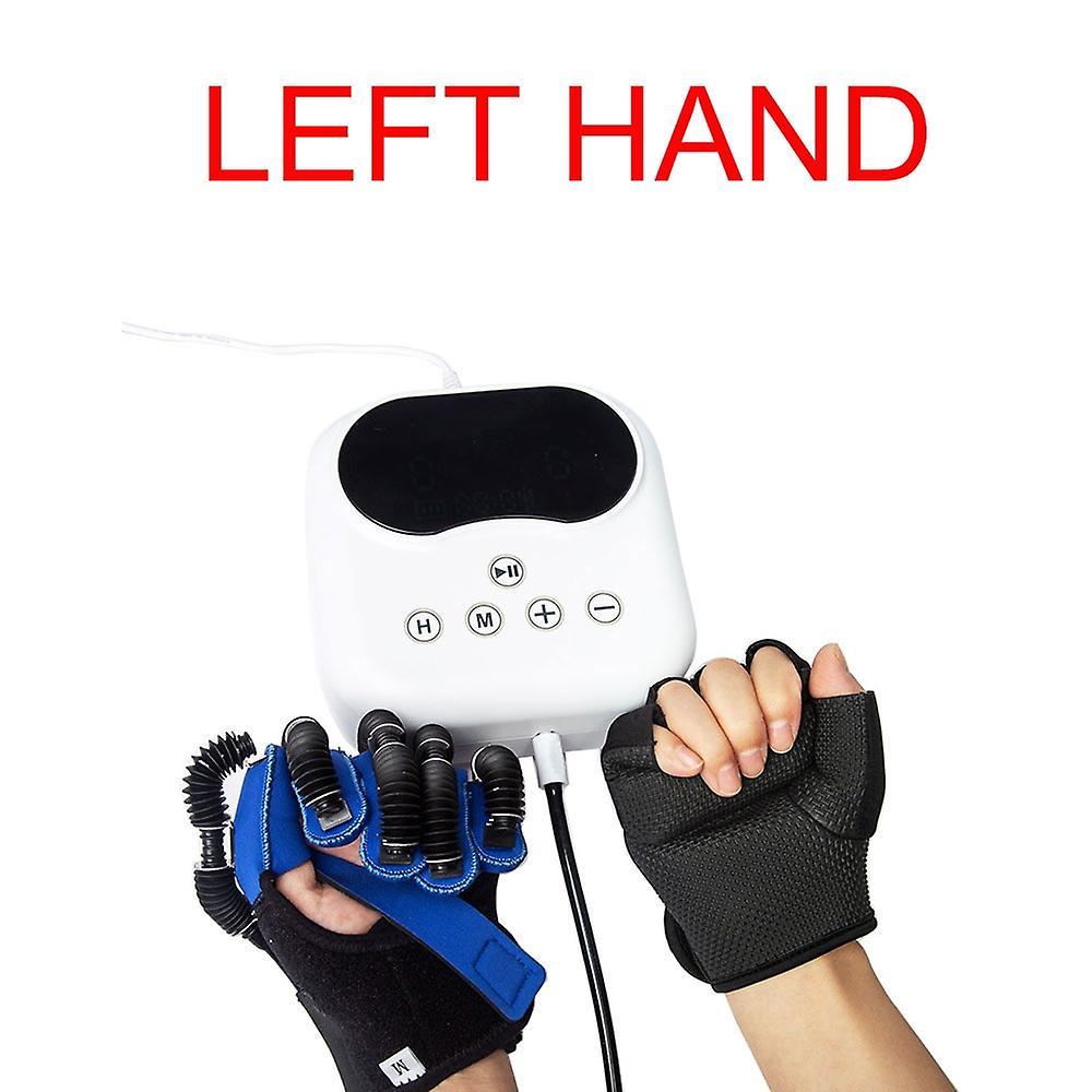 Muggyz Mini Lion Rehabilitation Robot Glove Hand Rehabilitation Device For Stroke Hemiplegia Hand Function Recovery Finger Trainer XL left hand