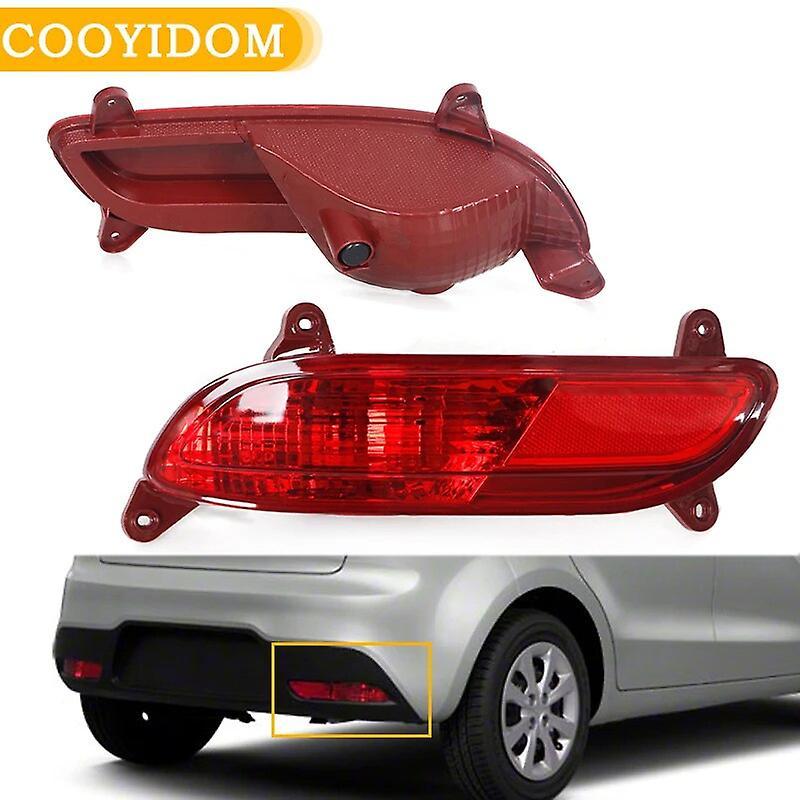 Scitoo Car tail light rear bumper fog light barke light stop lamp indicator For KIA RIO Hatchback 2012-2015 92405-1W210 92406-1W210 Only 1 Right