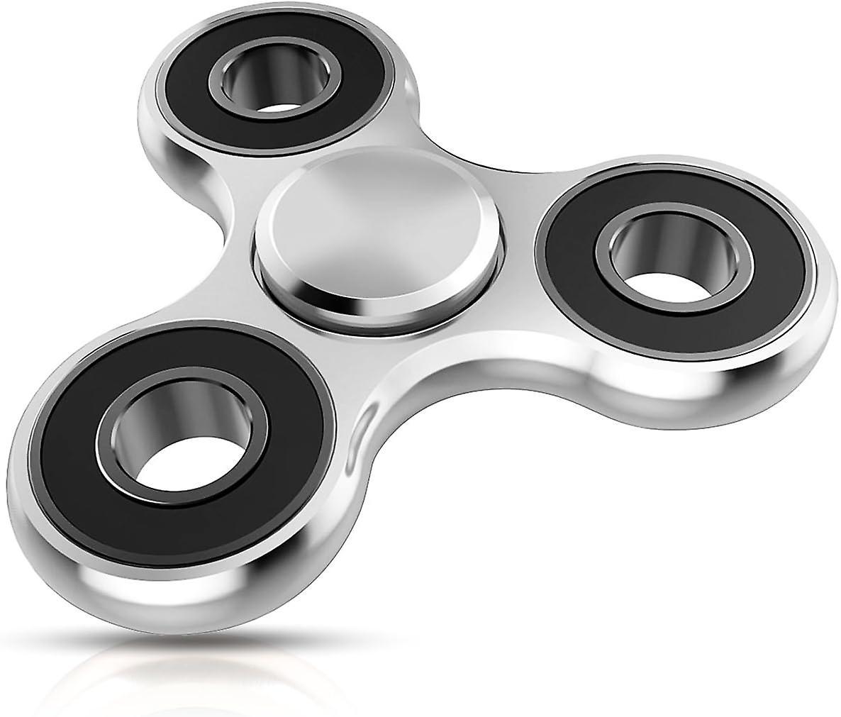 Heyone Fidget Spinner Toy Ultra Durable Stainless Steel Bearing High Speed Spins Precision Metal Hand Spinner Edc Adhd Focus Anxiety Stress