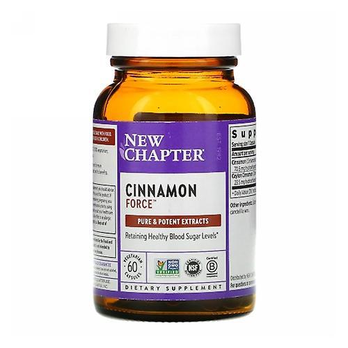 New Chapter Cinnamon Force, 60 Veg Caps (Pack of 1)