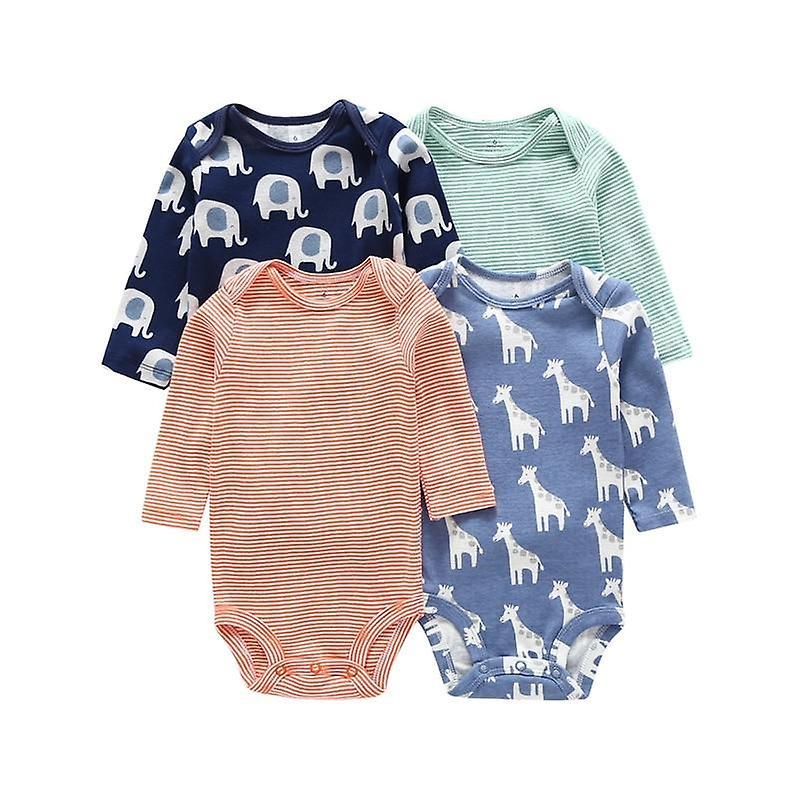 Slowmoose Long Sleeves Bodysuits For Babies 6M