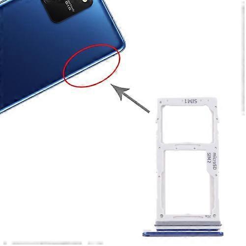 Repair Parts For Samsung Galaxy S10 Lite SM-G770 SIM Card Tray + SIM Card Tray / Micro SD Card Tray Blue