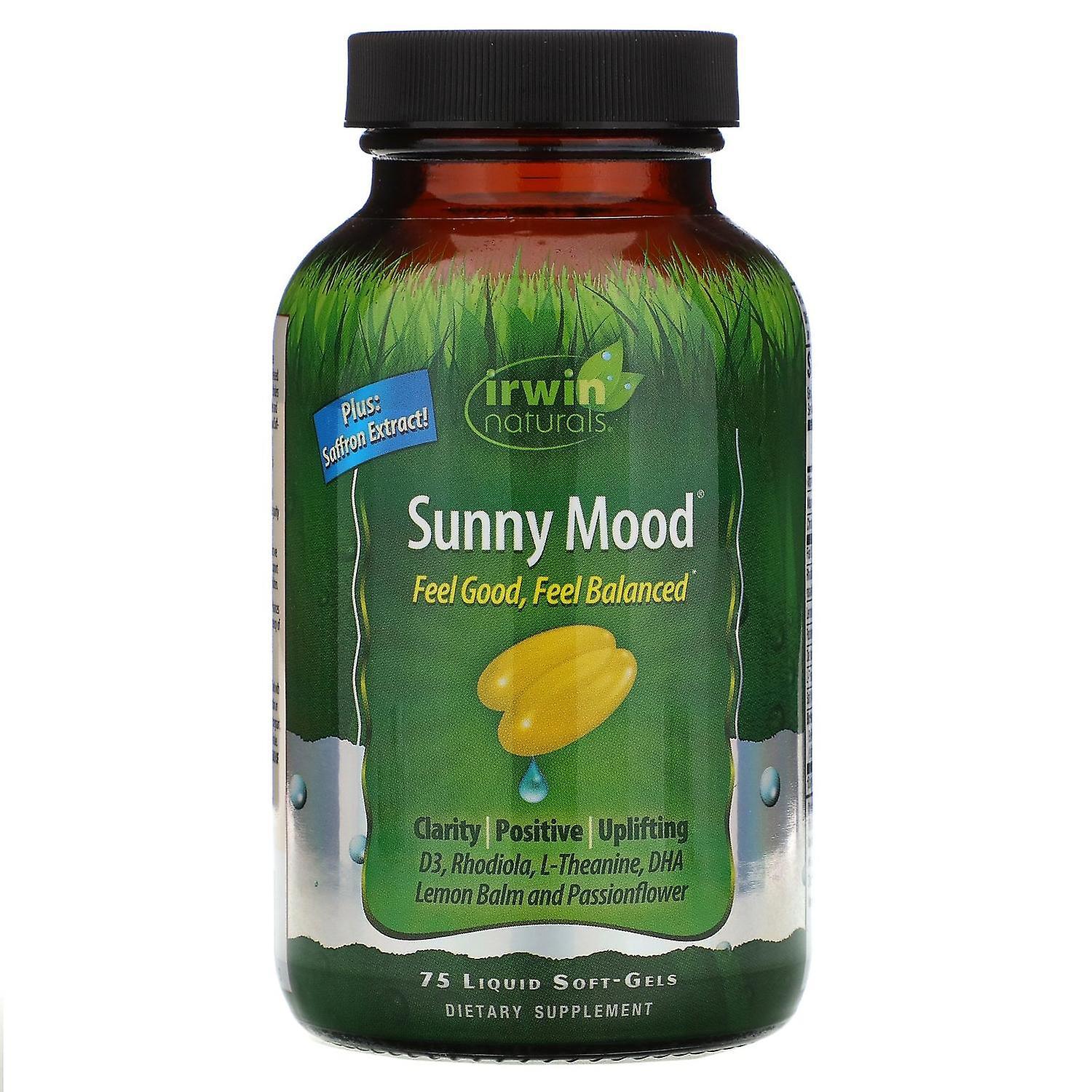 Irwin Naturals, Sunny Mood, 75 Liquid Soft-Gels