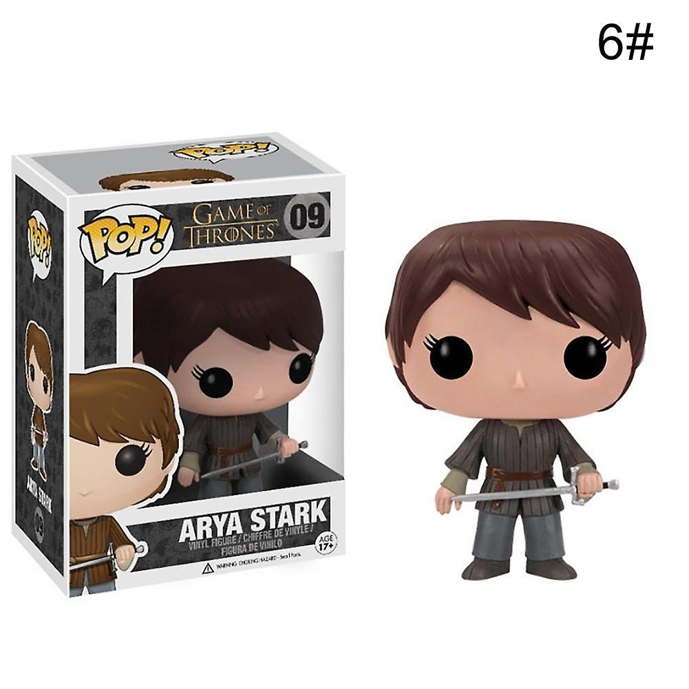 Remorui 9cm PVC Jon Snow Daenerys Grogon Game of Thrones Funko Action Figure Toy Gift ARYA STARK