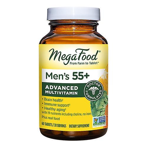 MegaFood Multi For Men 55+, 60 Tabs (Pack Of 1)