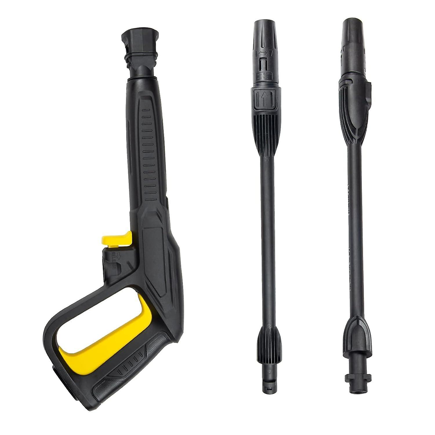 TCGG-Pistolet  eau haute pression avec lance  jet et lance rotative, compatible avec les nettoyeurs haute pression Karcher K2 ~ K7