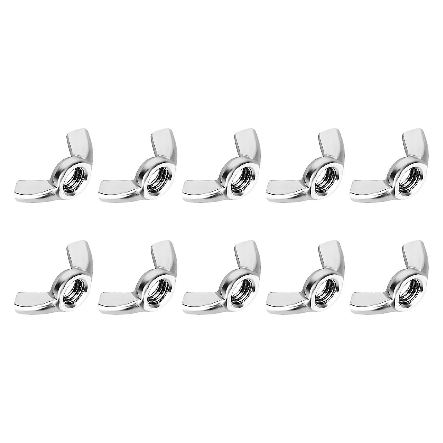 Lyun Wing Nuts M8, Pack Of 10 - Stainless Steel Butterfly Nuts