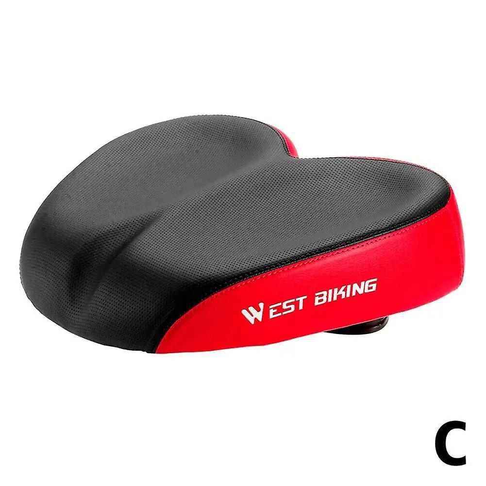 Bicycle Saddles No Nose Bicycle Saddle Ergonomic Widen Thicken Folding Cycling Bike Cushion Long Road Distance Cushion Electric Bmx Mt E6p1 C