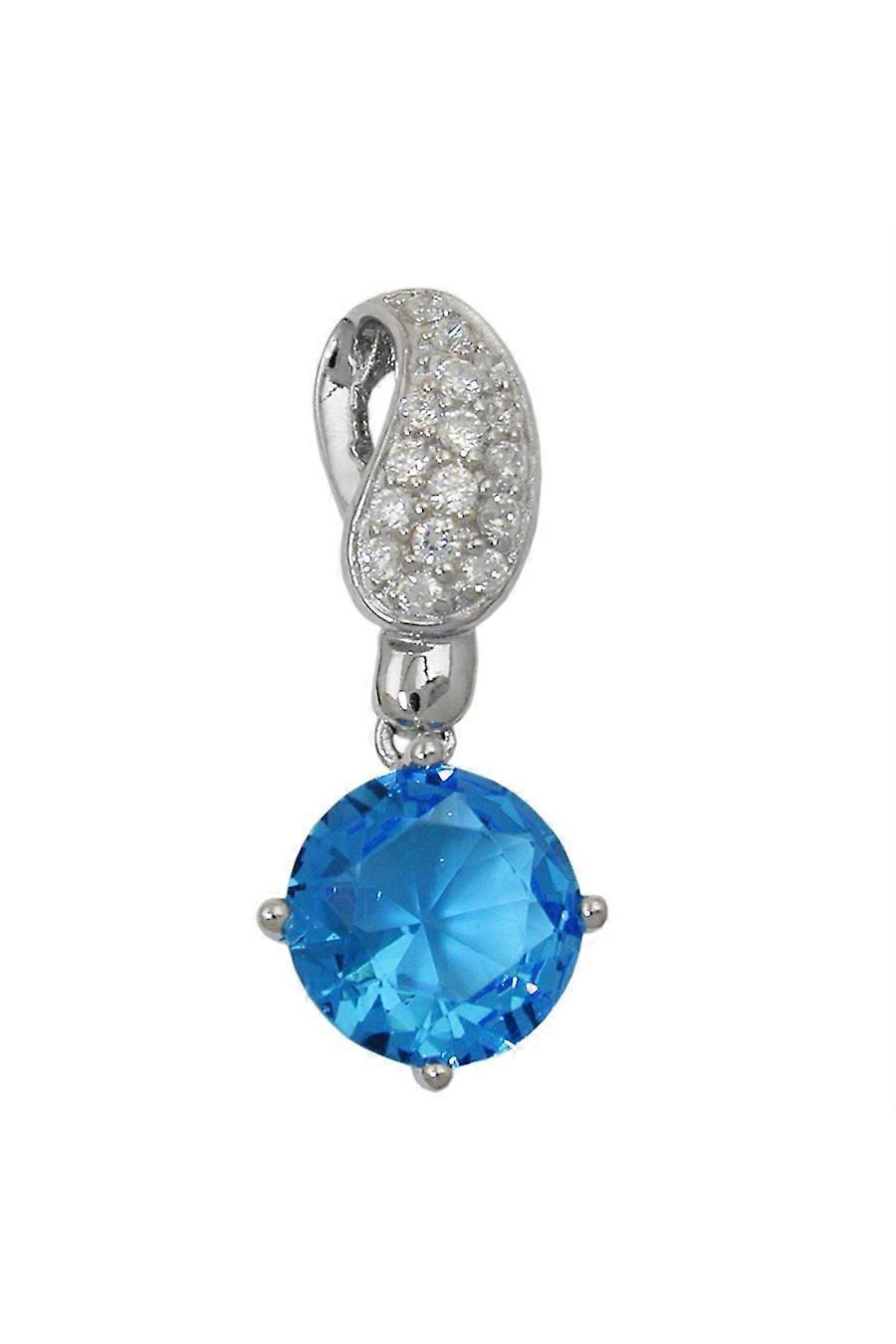 Gallay Pendant Blue/white Zirconia Silver 925 - Gl93451