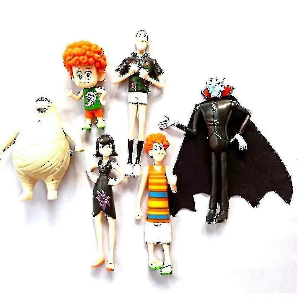 Bysion Kids 6pcs Hotel Transylvania Figure Toy Mini Anime Doll Model Toy