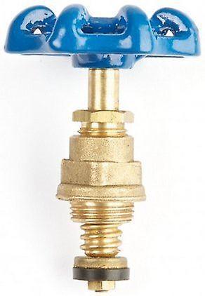 Invena 1/2" - 2" BSP Brass Wheel Gate Valve Head Replacement for Water Heating Plumbing 3/4" BSP