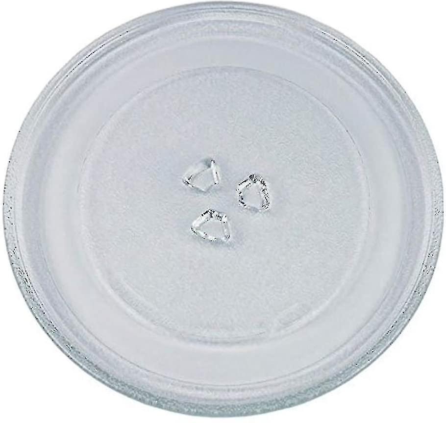 Cryin Universal Microwave Turntable Glass Plate With 3 Fixtures, 24.5 Cm