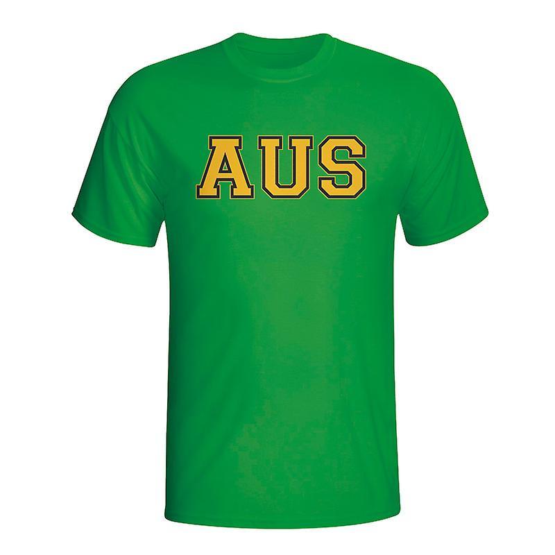 Gildan Australia Country Iso T-shirt (green) Womens S (Size 10 - 32 inch Chest)