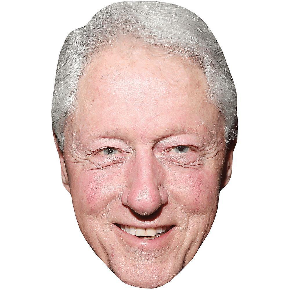 Celebrity Cutouts Bill Clinton (Smile) Celebrity Mask, Flat Card Face