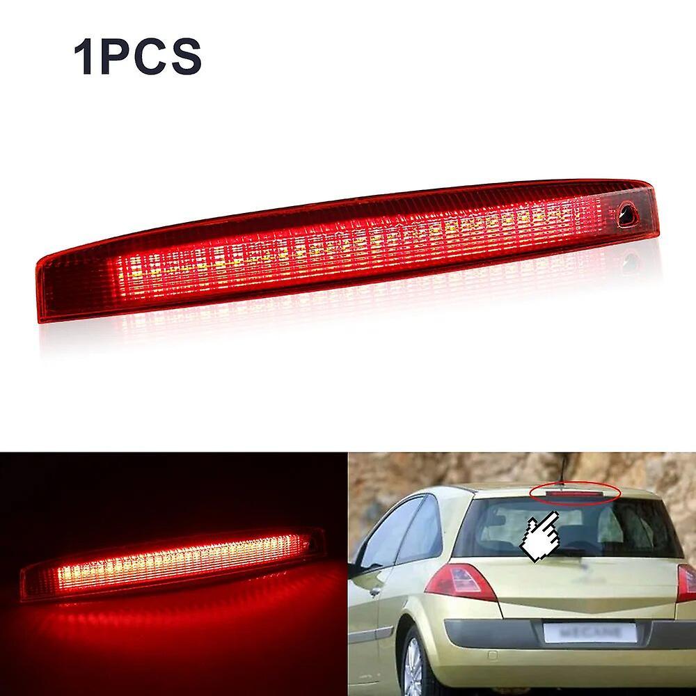 Bicaco 1 Pcs Oem: 8200175538 For Renault Megane Mk Ii 2003-2008 Smoked Red Lens Led Third Brake Light Rear Tailgate Stop Lamp 1pcs Red Lens CHINA