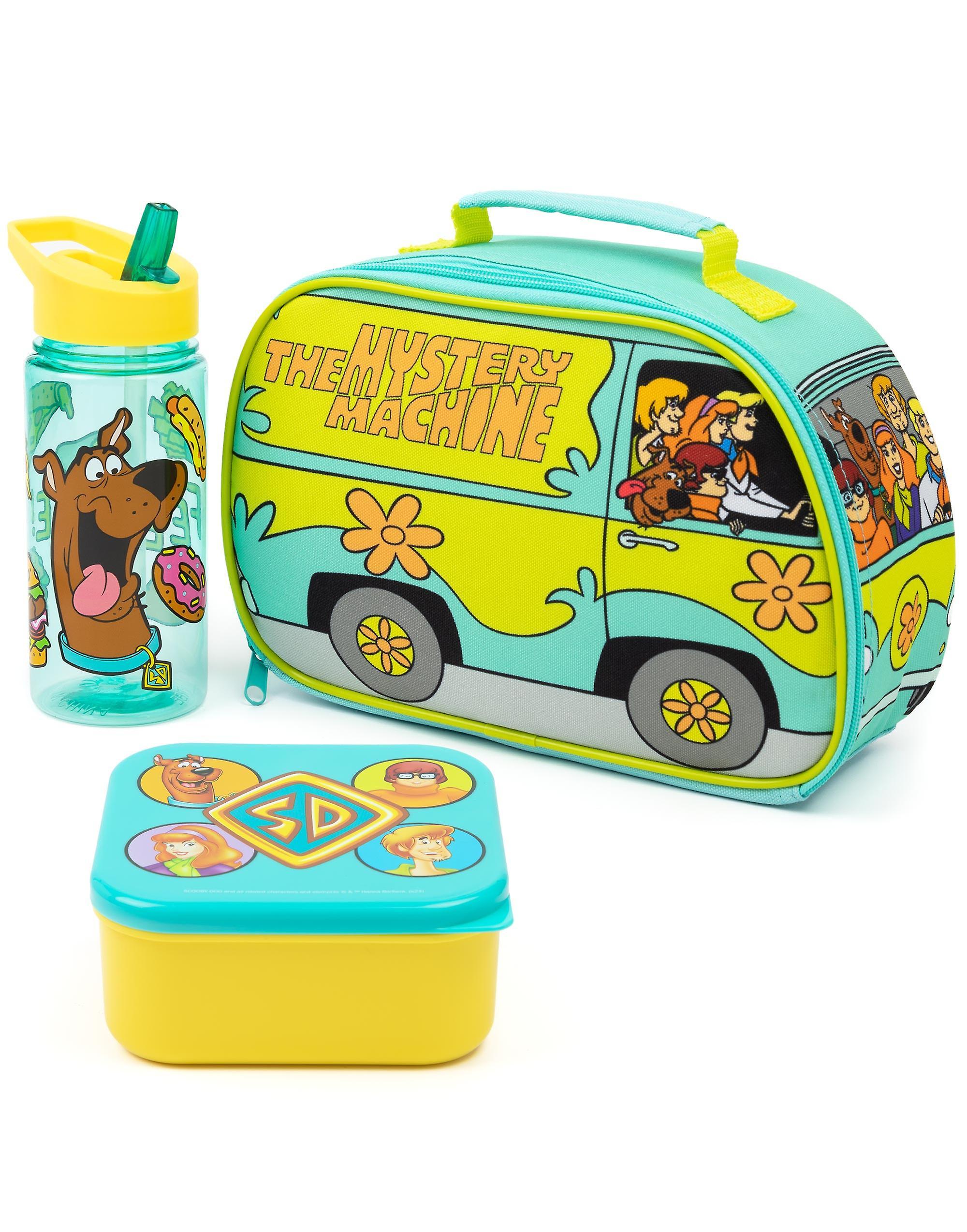 Scooby-Doo Scooby Doo Unisex Kids Lunch Bag and Bottle Set Blue - One Size