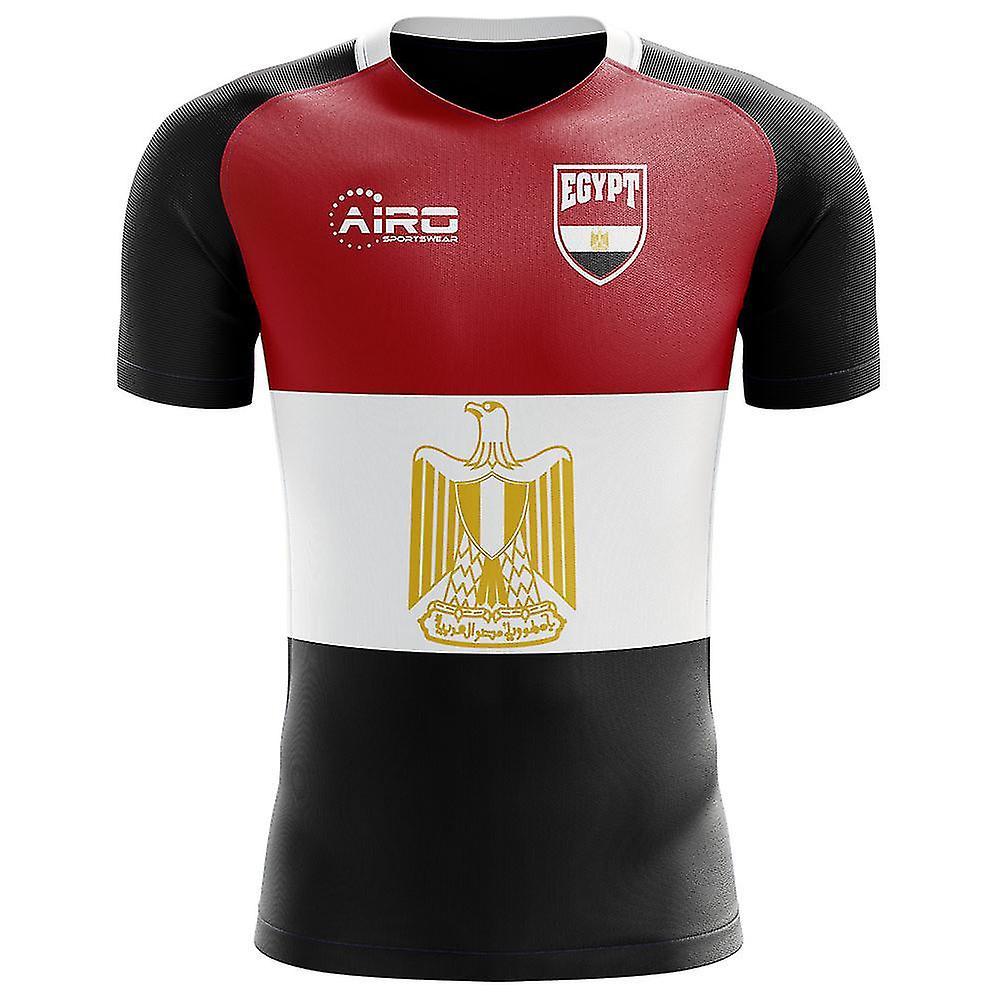 Airo Sportswear 2023-2024 Egypt Flag Concept Football Shirt - Little Boys Red XSB 3/4yrs (98-104cm)