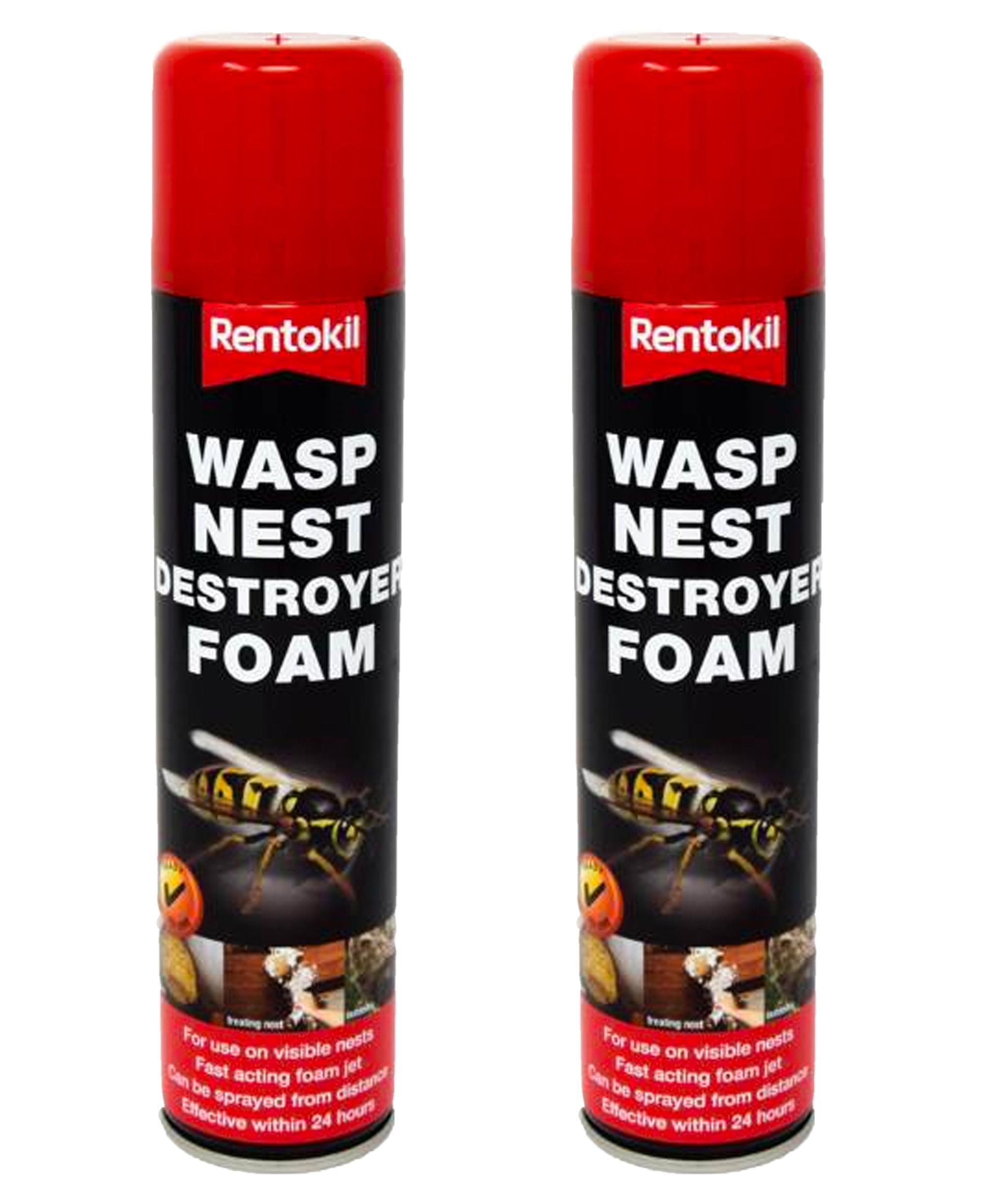 Rentokil Wasp Nest Destroyer Foam (2 pack) 2 x 300ml