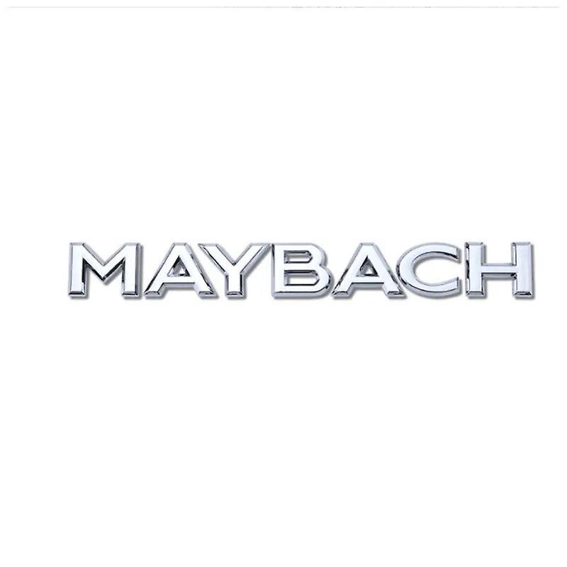 Begleri Maybach Letter Logo Car Stickers For Mercedes-benz Maybach S400l Rear Trunk Labeling Accessories Refit Decals silver