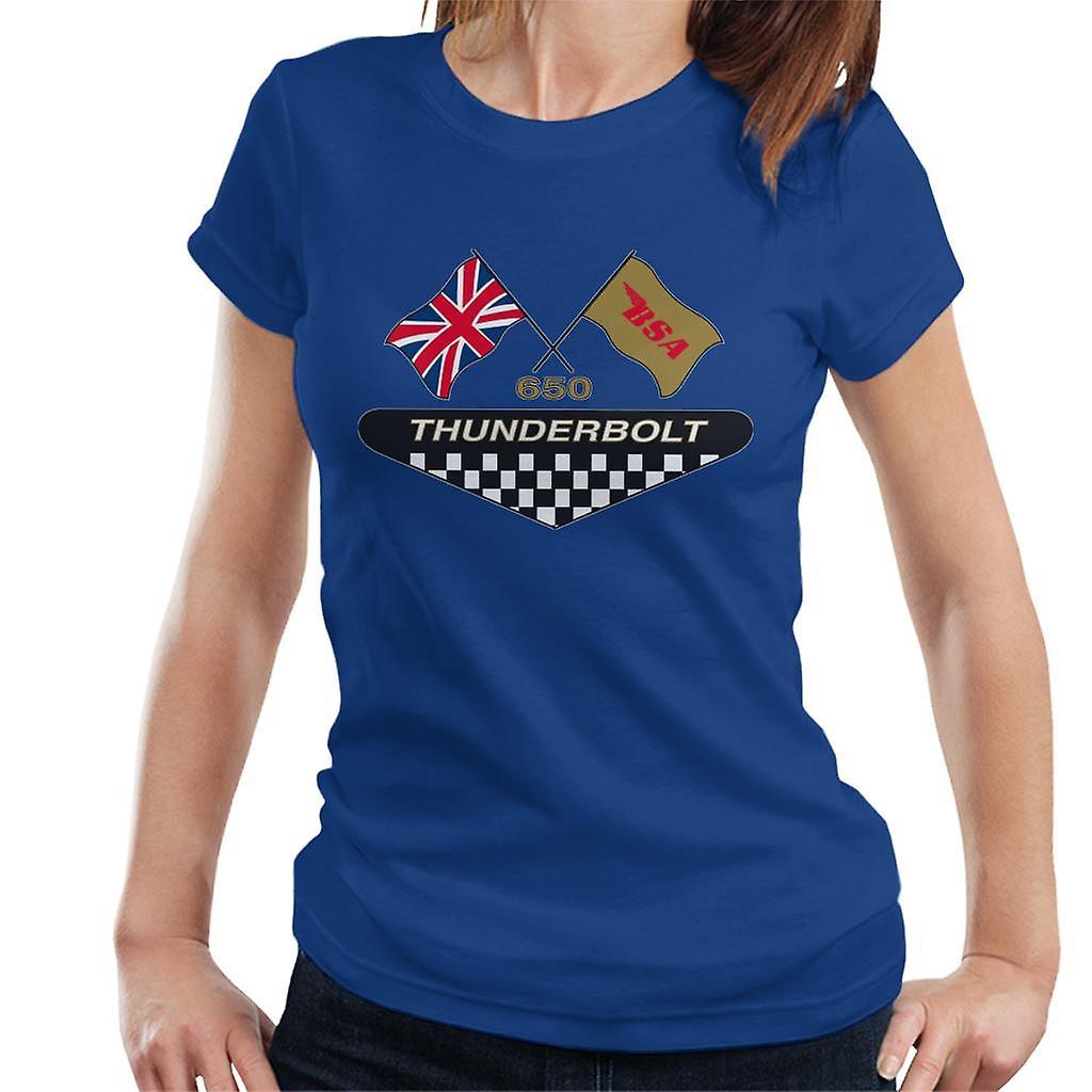 BSA Thunderbolt Women's T-Shirt Royal Blue Medium