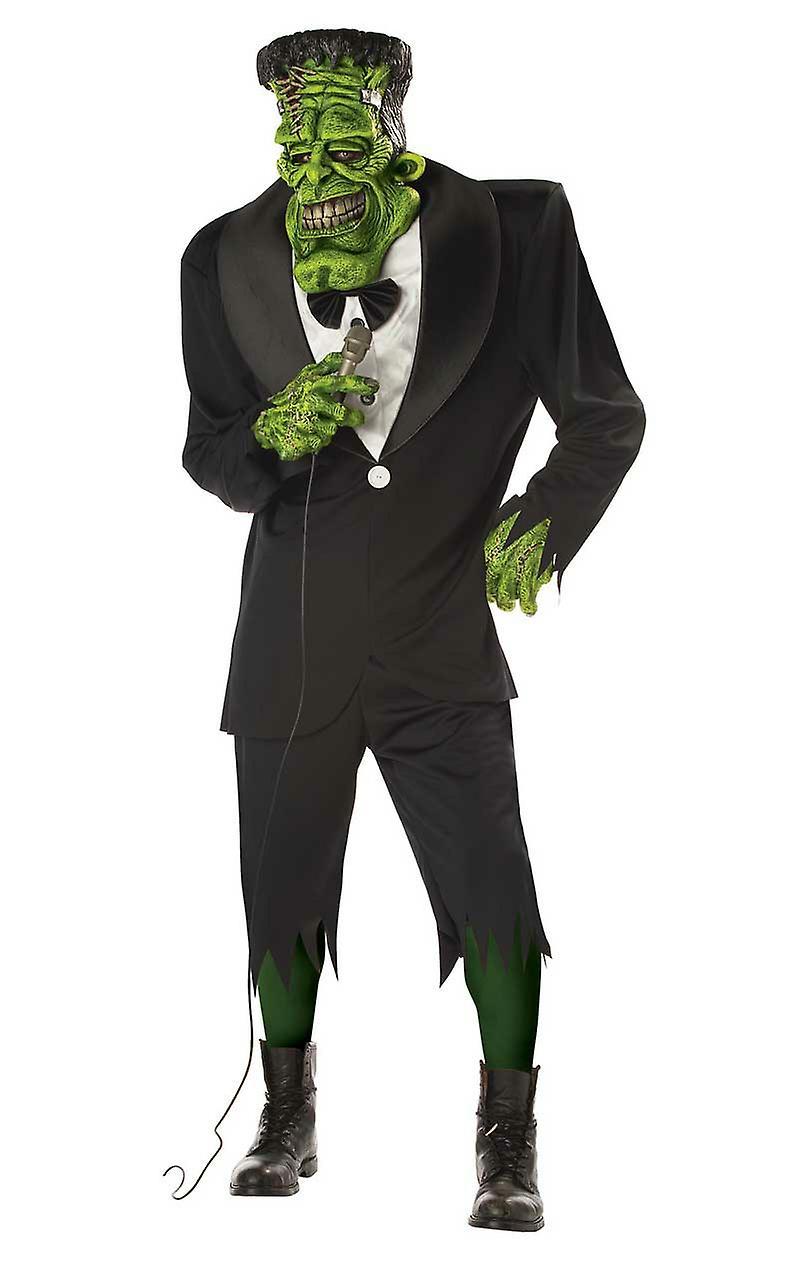 California Costumes Mens Big Frank Frankenstein Monster Halloween Horror Fancy Dress Costume Black One size fits most