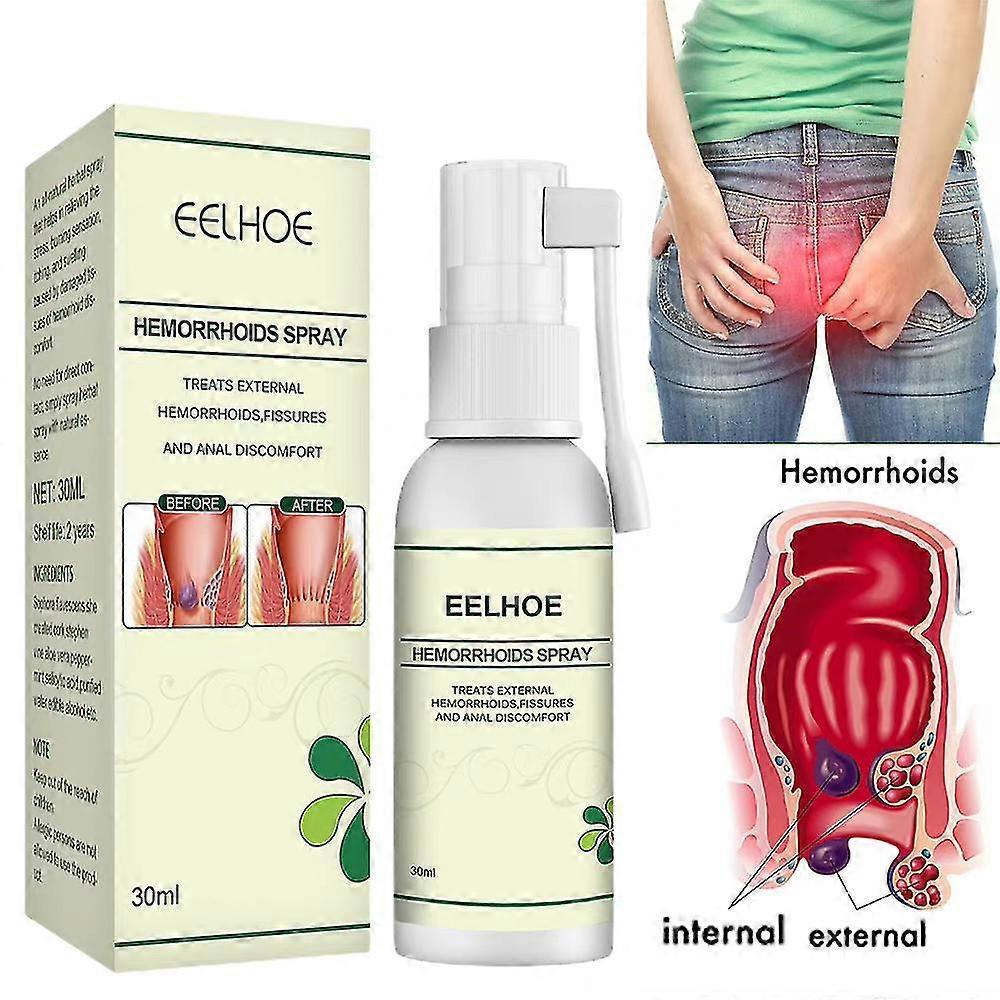 Zhiyi 30ml Hemorrhoids Spray For External Hemorrhoids Fissures And Anal Discomfort