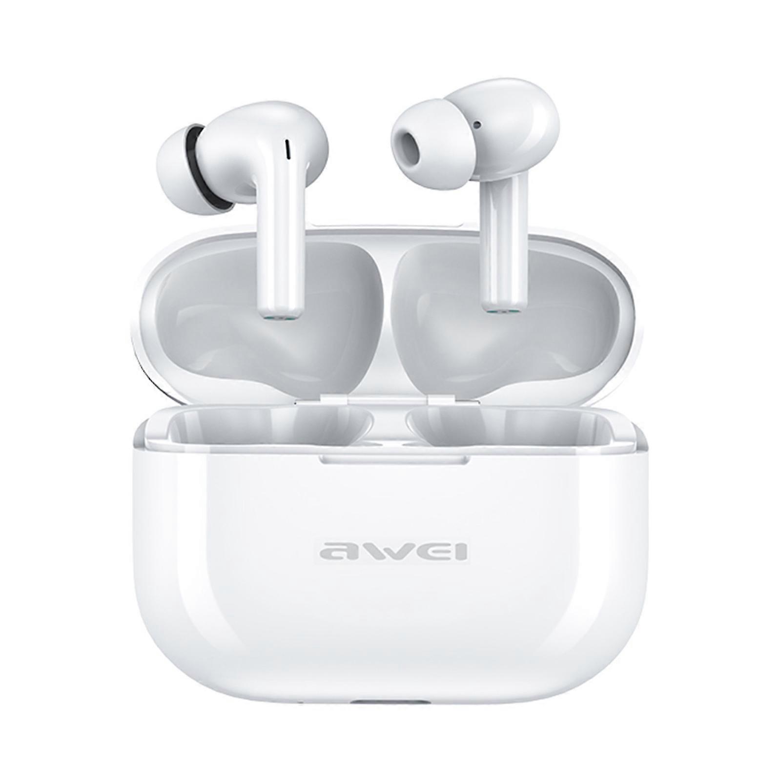 awei T1 Pro True Sports Earbuds With Charging Case T1 Pro White