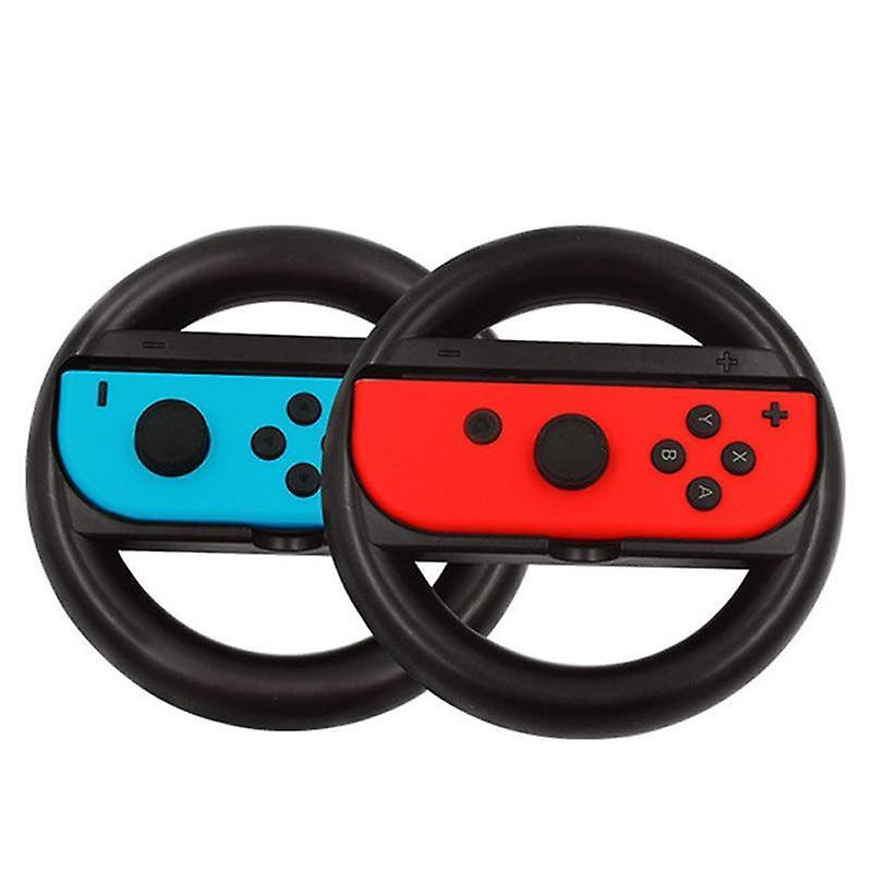 Slowmoose Nintendo Switch Racing Game - Wheel Controller, Ns Joy-con Grip Cart Holder Black