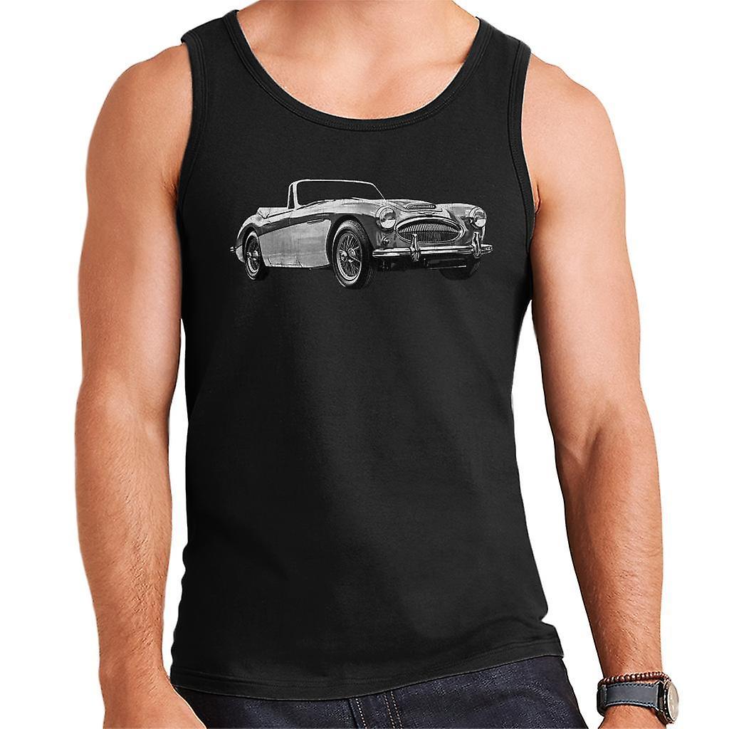 Austin Healey Grey British Motor Heritage Men's Vest Black Large