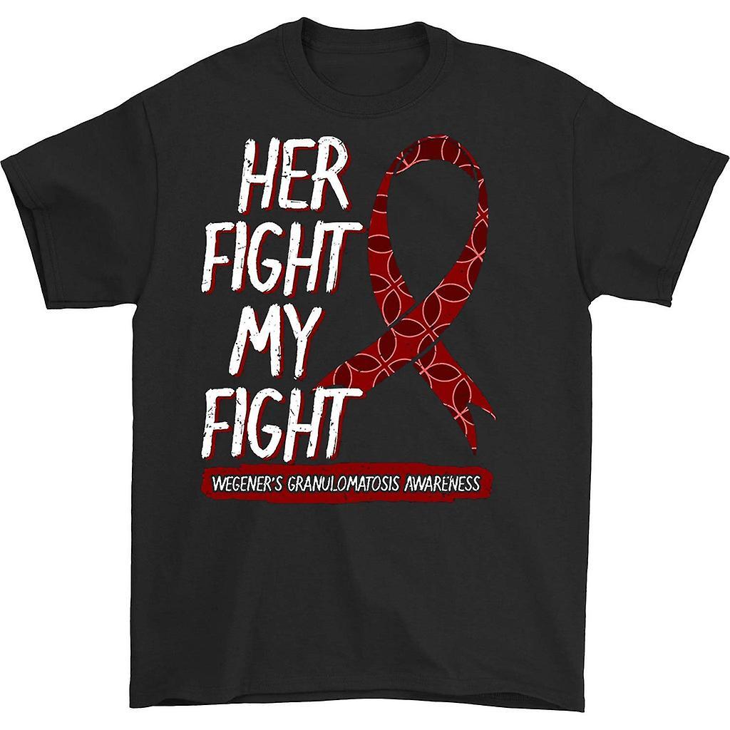 HISHARK Her Fight is My Fight T-shirt Black M