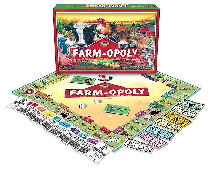 Late For The Sky Farm-opoly Board Game