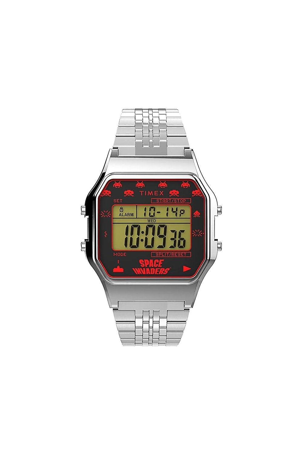 Adults Timex X Space Invaders Retro Watch TW2V30000