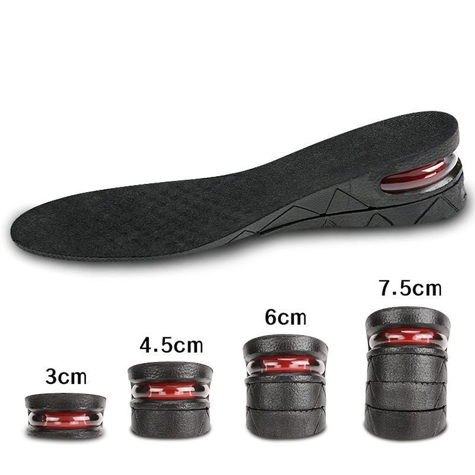 Elewelt Height Increase Shoe Insoles, Invisible Height Increasing Insoles for Men & Women, Multi Layered Detachable Height Increasing Shoe Insoles ...