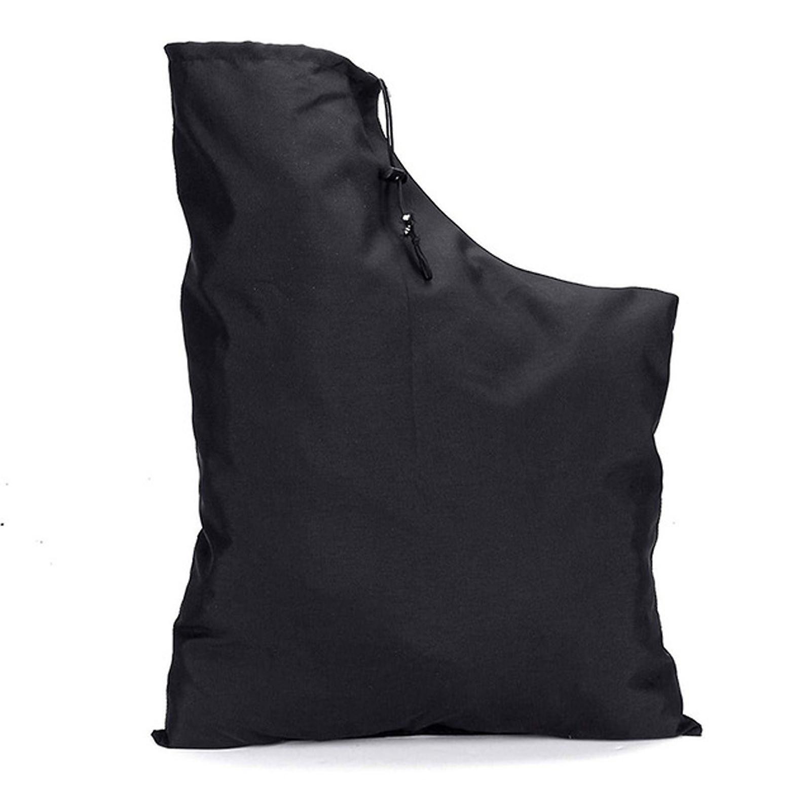 Fruushop Garden Leaf Bag Large Capacity Portable Leaf Garbage Bag Toy Storage Bag Black