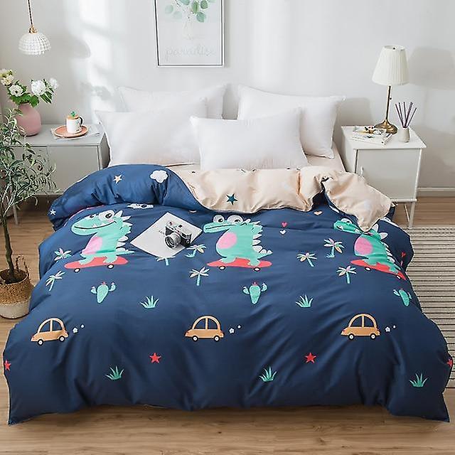 Slowmoose Ab Version Dual Sided Soft Comfortable Cotton Printing Duvet Cover & Sham 150x210cm / Sham