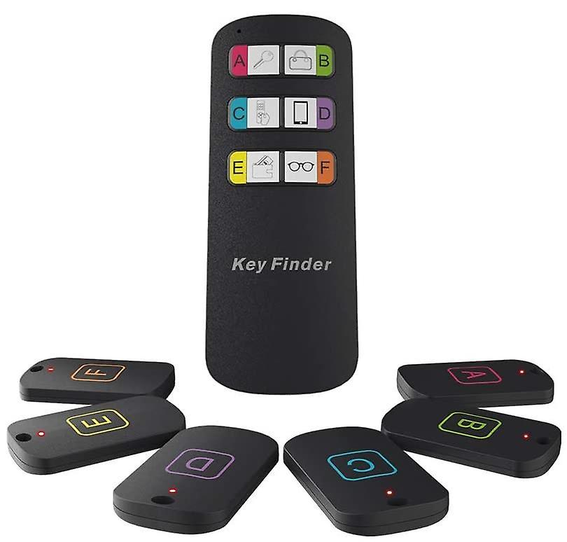 ILWHE Key Finder Locator, Item Locator Wireless RF Item Tracker with 115 Feet Range Remote Control Transmitter & 6 Receivers