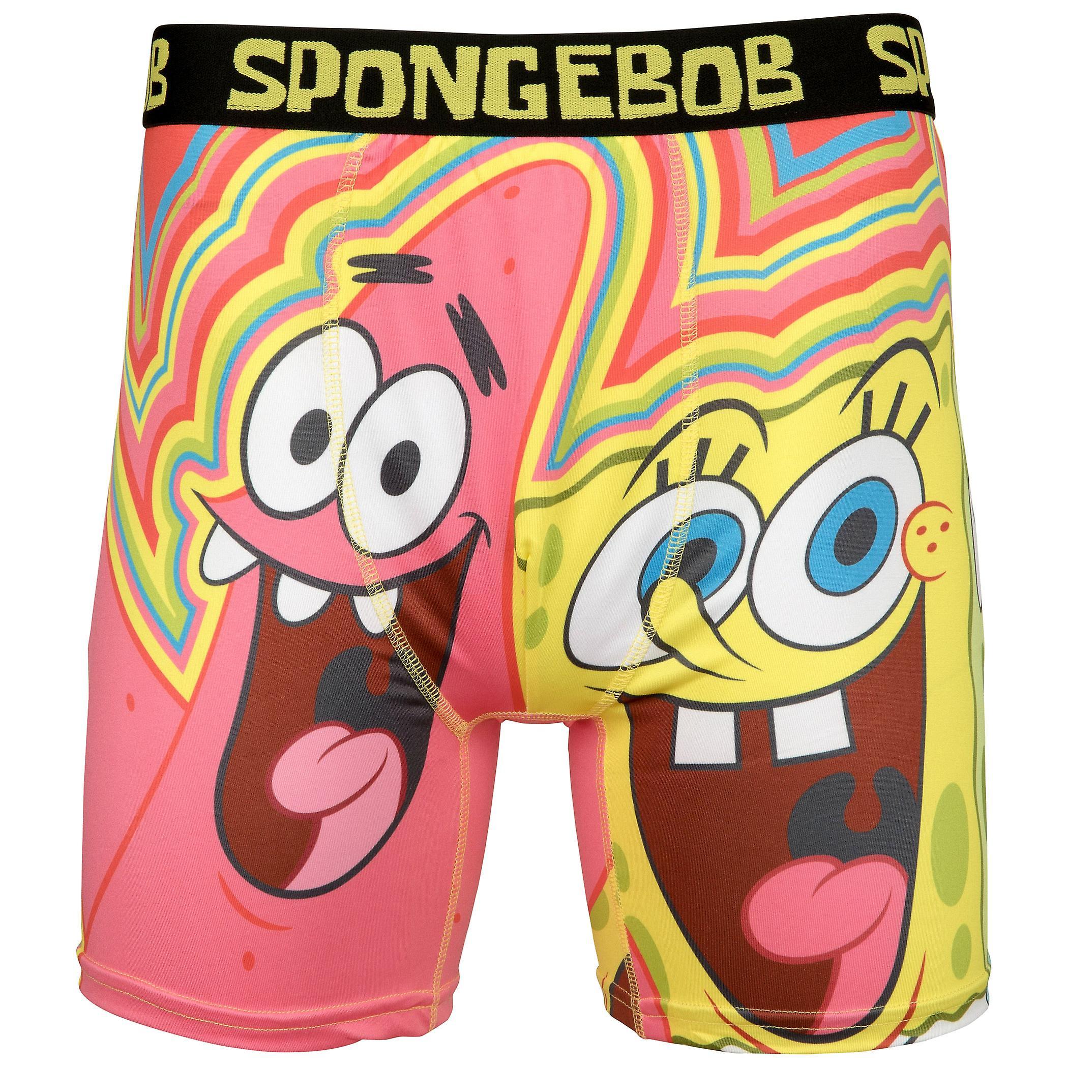 Tv Shows SpongeBob SquarePants And Patrick Big Goofin' Boxer Briefs XLarge (40-42)